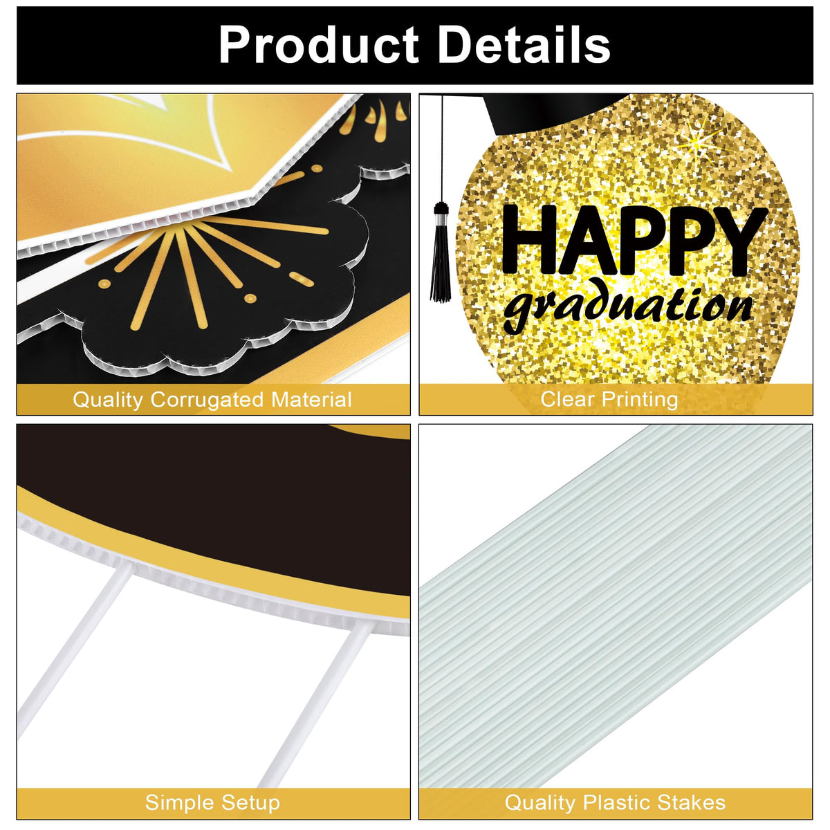 Vivantia balloons graphic yard sign ideal for party ambiance outdoors