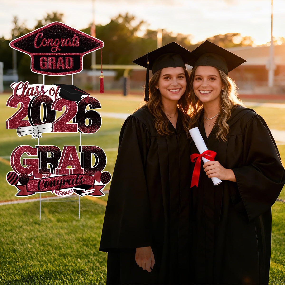 Vivantia complete graduation package for lawn, garden, or driveway decor