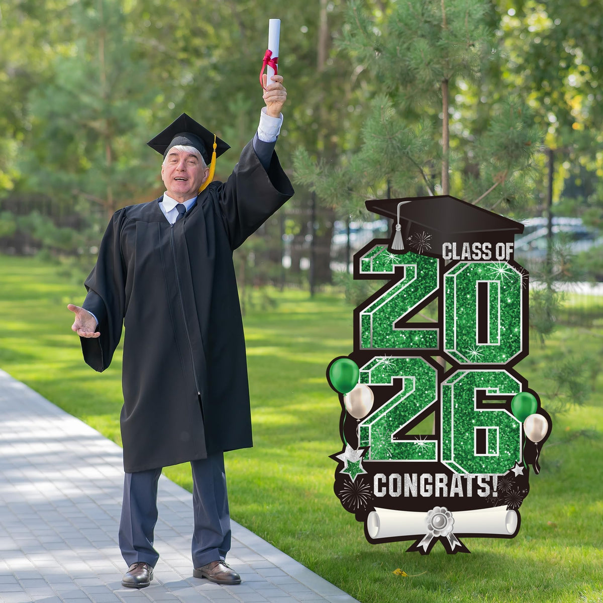 Installation video guide helps you assemble confidently for Class of 2026.