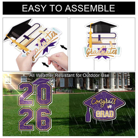 Vivantia large-cap yard sign with sturdy stakes for easy assembly.