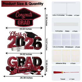 Vivantia mini whiteboards for personalized messages beside yard signs