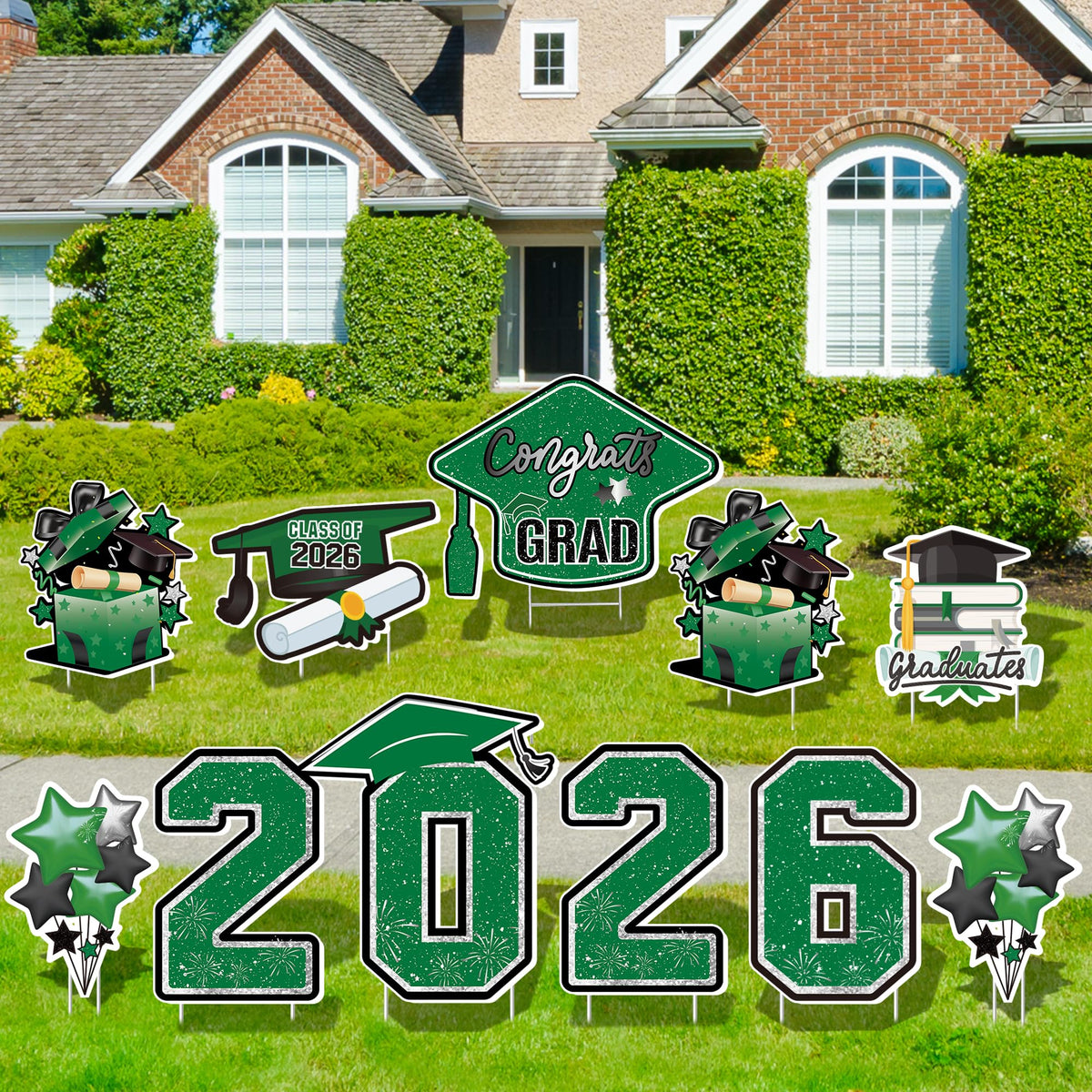 Vivantia stake sets provide sturdy support for lawn signs during events