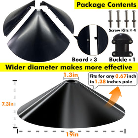 VIVCIN chew-proof baffle with 30% thicker construction resists chewing for long-lasting use.