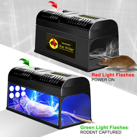 Vivideal electric rat trap disposal showing mess-free handling