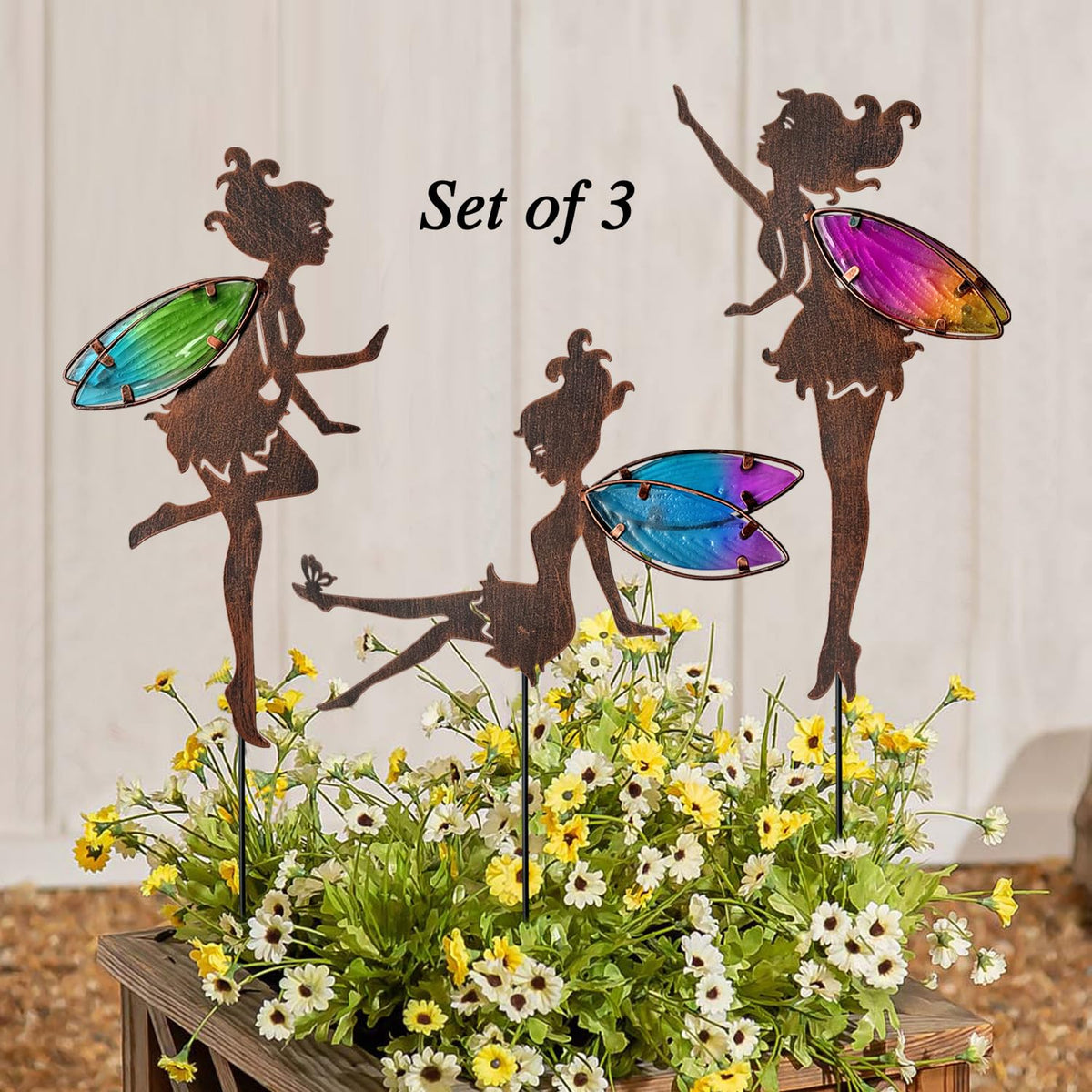 Easy assembly ensures quick setup for outdoor fairy garden decor.