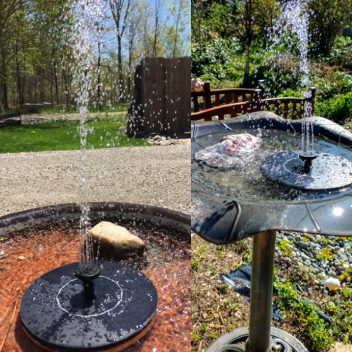 VIVII energy-efficient design maintains a steady fountain in bright sun.