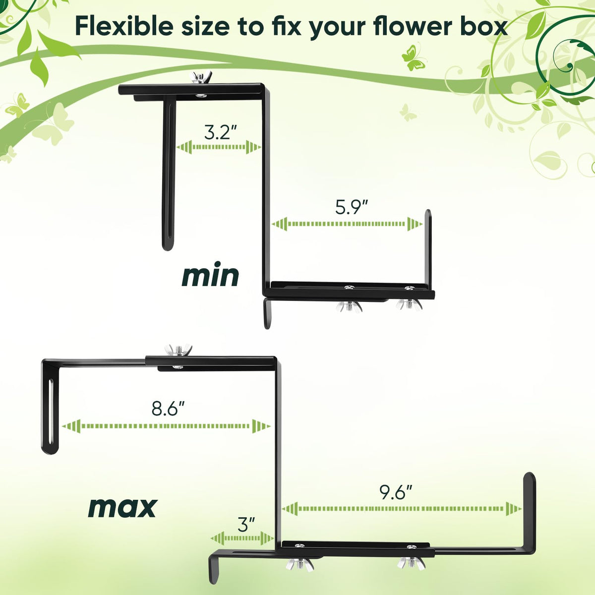Easy-installation pack for VIVIKEN brackets with included hardware