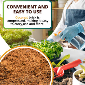 Vivlly coco coir supports hydroponics and indoor plants with neutral pH.
