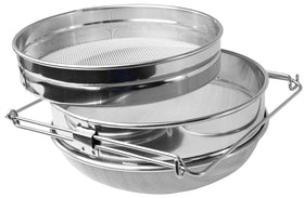 VIVO BEE-V101H top view shows double sieve for cleaner honey