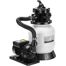 VIVOHOME 2087 GPH sand filter pump front view for clear pool water