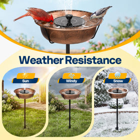 VIVOHOME four-prong base provides stable support for larger birds