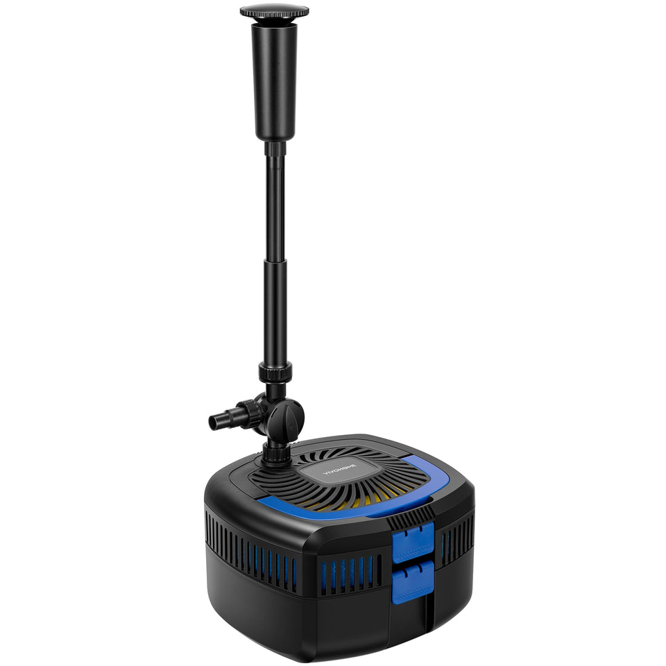 VIVOHOME 4-in-1 pond filter with daisy nozzle for pristine spray