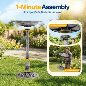 VIVOHOME one-minute assembly requires no tools.