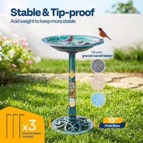 VIVOHOME hollow support fillable with weight for added stability