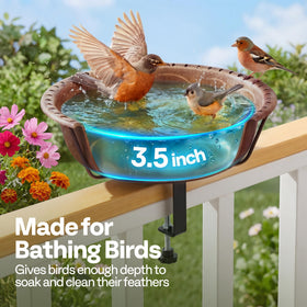 VIVOHOME easy assembly; use as feeder with seeds.