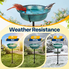 VIVOHOME detachable bowl enables quick cleaning and water changes.