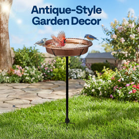VIVOHOME detachable-bowl-for-bird-bath enables quick cleaning and refilling