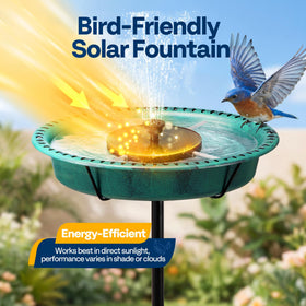 VIVOHOME detachable bowl design allows quick cleaning and water refreshment.