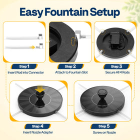 VIVOHOME easy-clean design allows lifting the bowl for fast maintenance