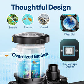 VIVOHOME stainless steel shaft enhances durability during outdoor use