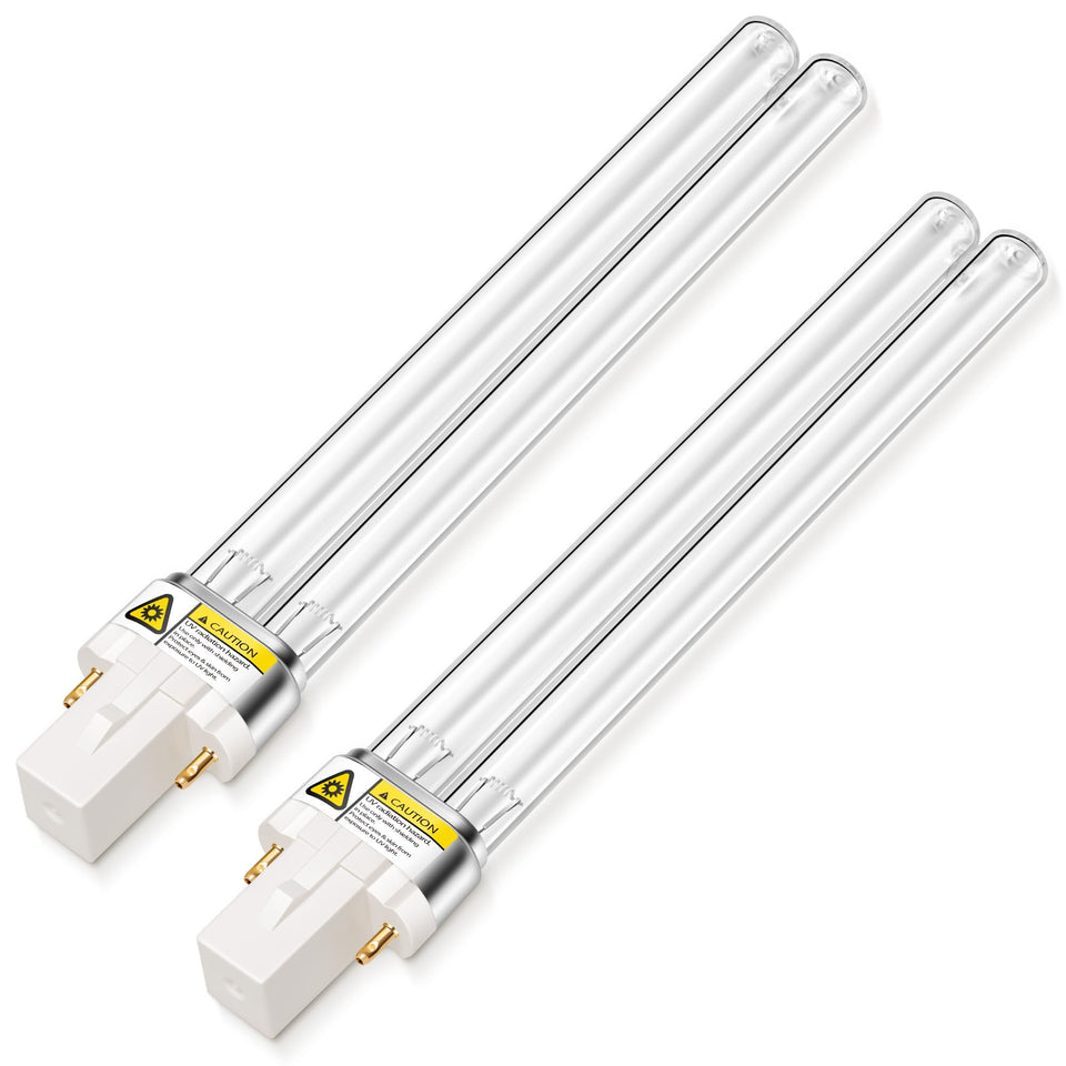 VIVOHOME 13W UV-C replacement bulb for pond filters improves water clarity