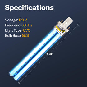 VIVOHOME UV-C usage safety and EPA-compliant disposal guidance.