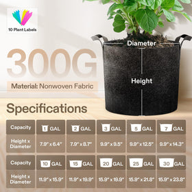 VIVOSUN 1-year warranty visual conveying added confidence for gardening projects.