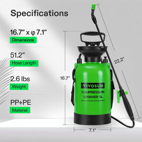 VIVOSUN sprayer with ergonomic-handle for comfortable continuous spraying
