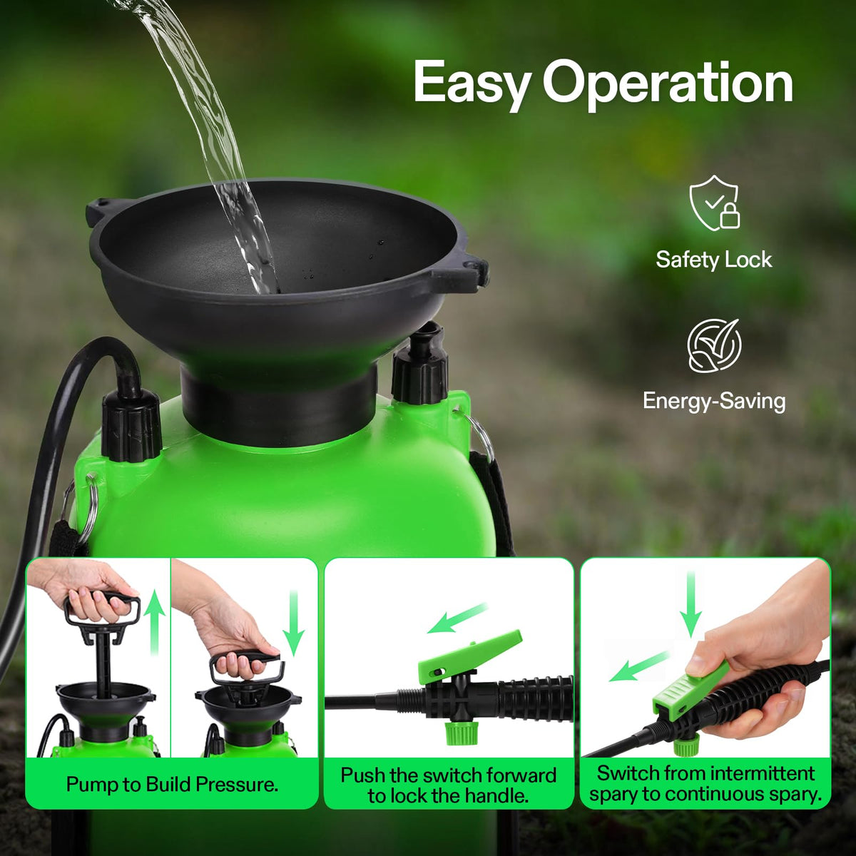 VIVOSUN sprayer large-fill-bowl for easy refilling between tasks