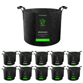 VIVOSUN 20-pack grow bags with sturdy fabric for durable planting
