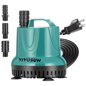 VIVOSUN 260GPH submersible pump close-up for precise water flow control