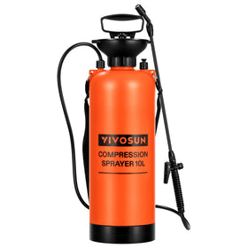 VIVOSUN 2.64-Gallon Sprayer with sturdy handle for easy garden spraying.