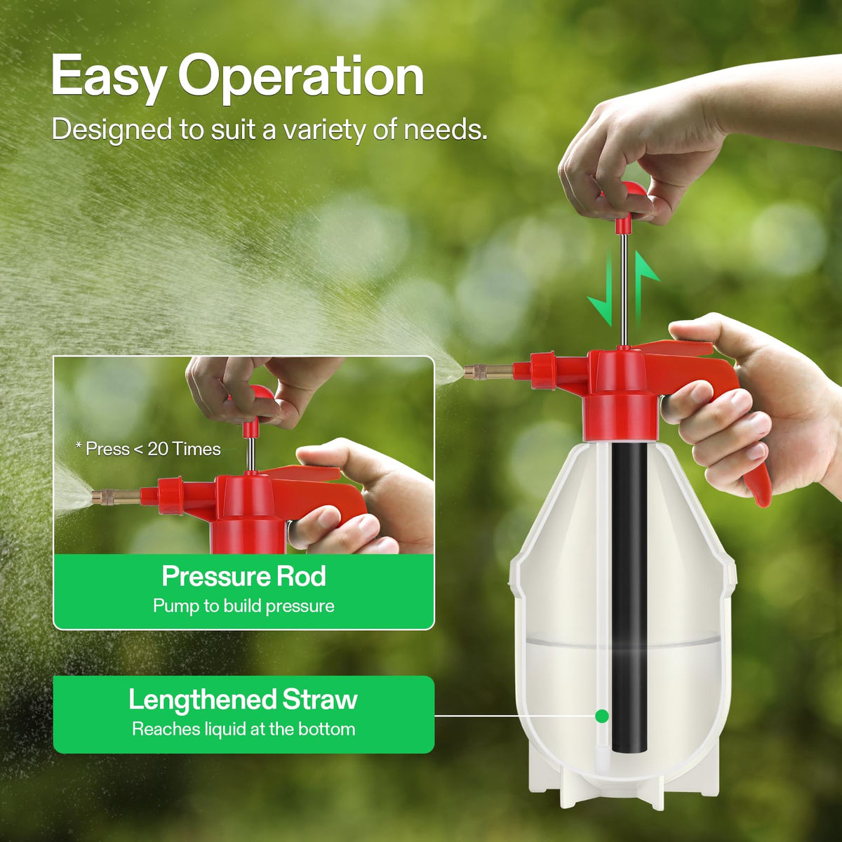 VIVOSUN sprayer locking handle for comfortable control