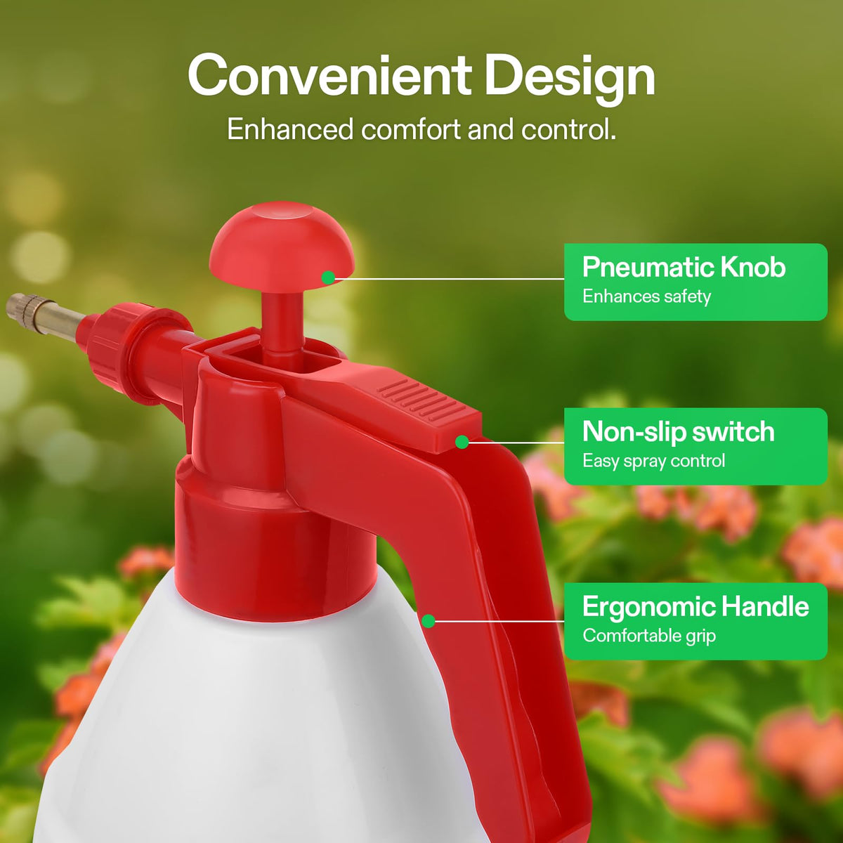 VIVOSUN pressure-release valve for safe depressurizing while spraying