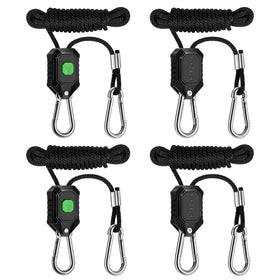VIVOSUN 2-Pair 1/8-Inch Adjustable Grow Light Hanger with dual hooks for secure mounting.