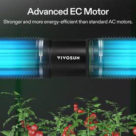 Closeup of VIVOSUN speed controller for stepless airflow adjustment