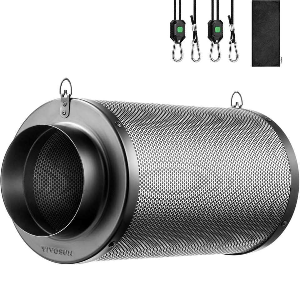 VIVOSUN 6-inch air carbon filter for odor control in grow tents