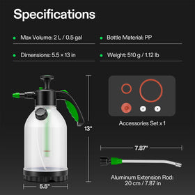 VIVOSUN 70oz pump sprayer ideal for garden and home tasks around the yard