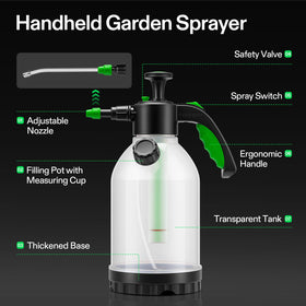 VIVOSUN 70oz pump sprayer side filling port facilitates mess-free, quick refills
