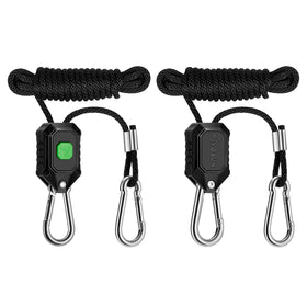VIVOSUN 8ft adjustable rope hanger gear system for precise light positioning in grow tents.