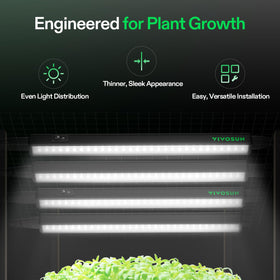 VIVOSUN AeroStream U075 humidifier maintaining balanced moisture during germination.