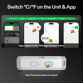Wall-mount option keeps the device secure and accessible