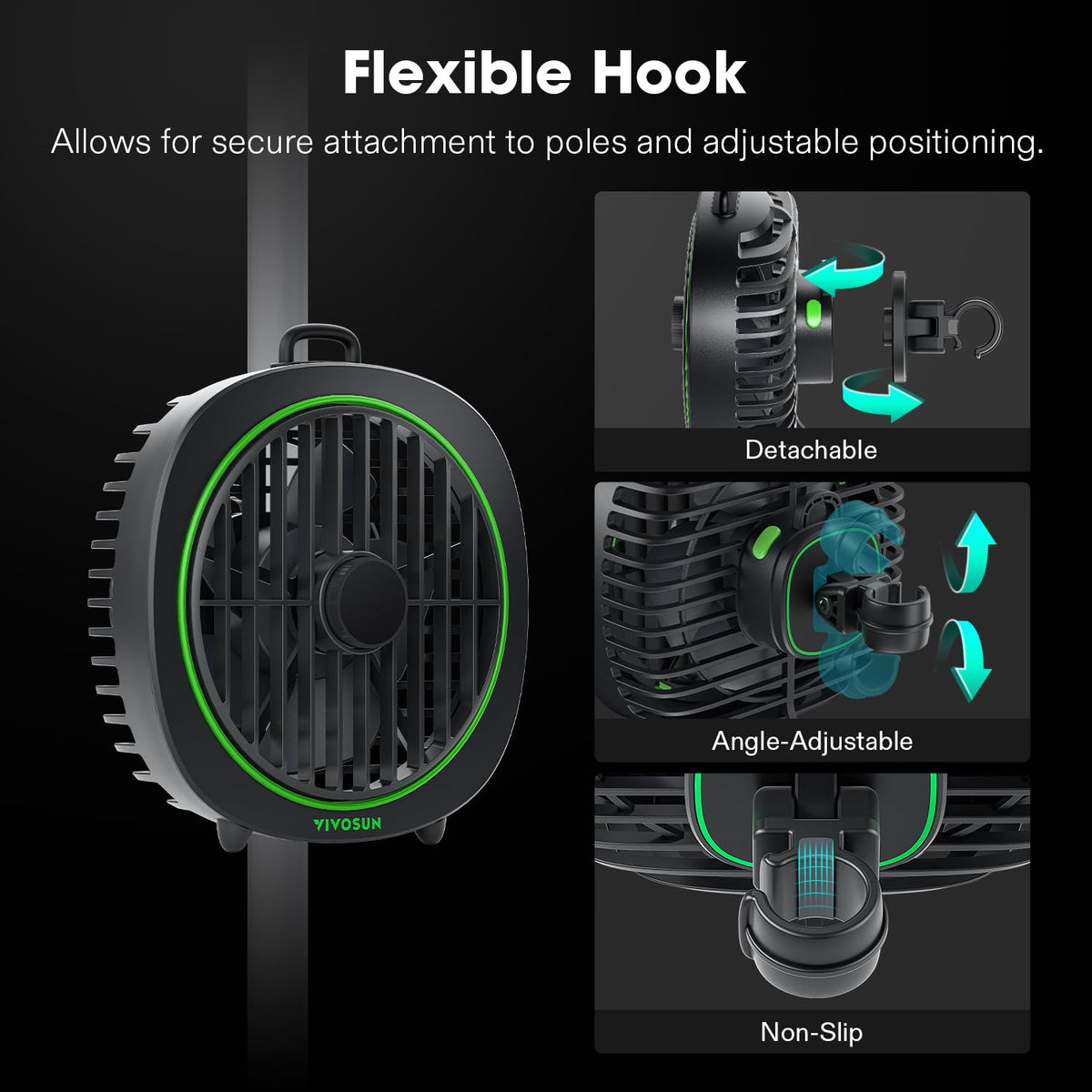 VIVOSUN AeroWave D4 compact design for small grow spaces