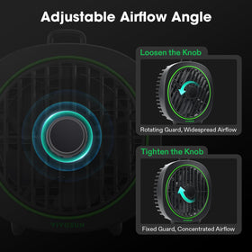 VIVOSUN AeroWave D4 detachable hook detail for secure mounting