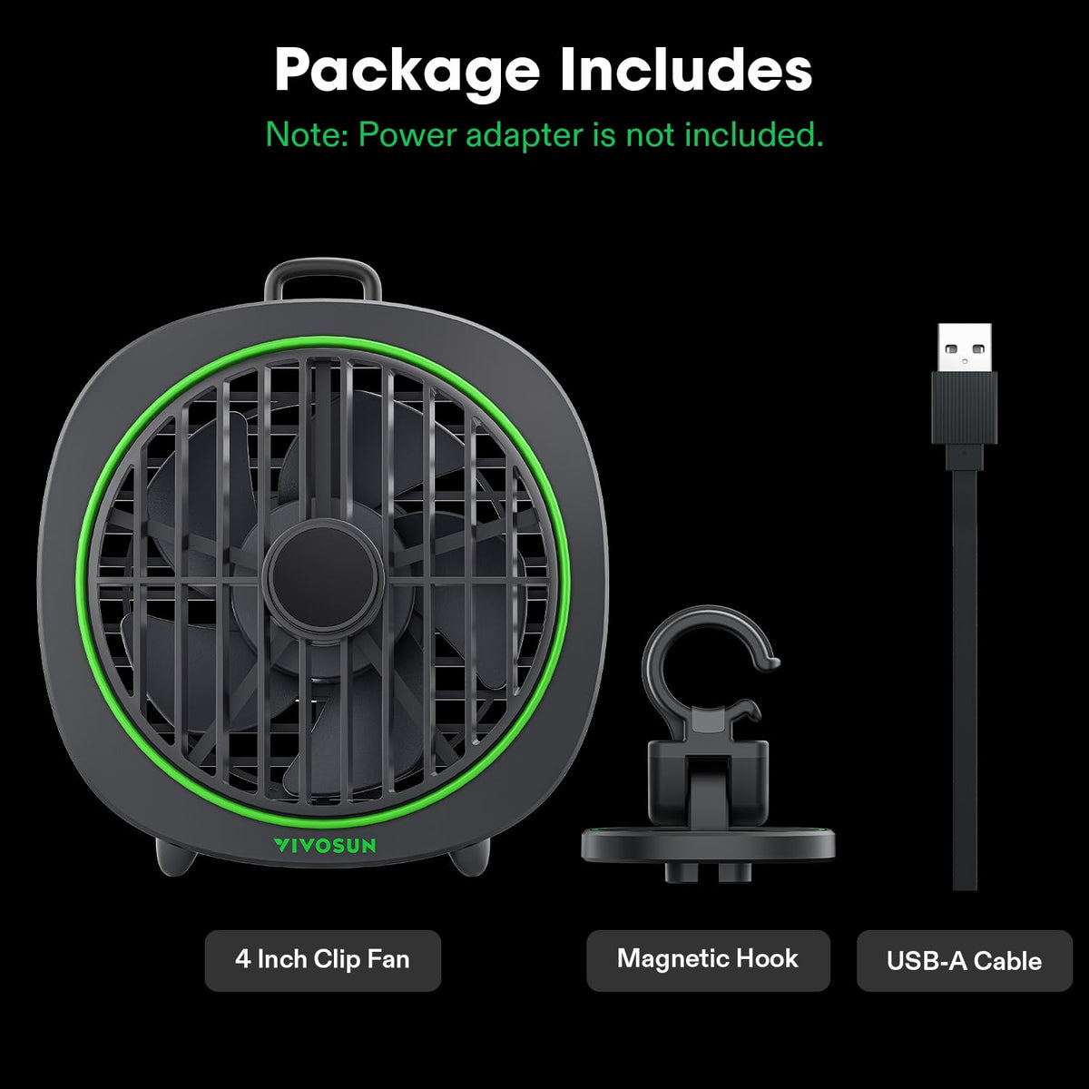 VIVOSUN AeroWave D4 packaging and included components view
