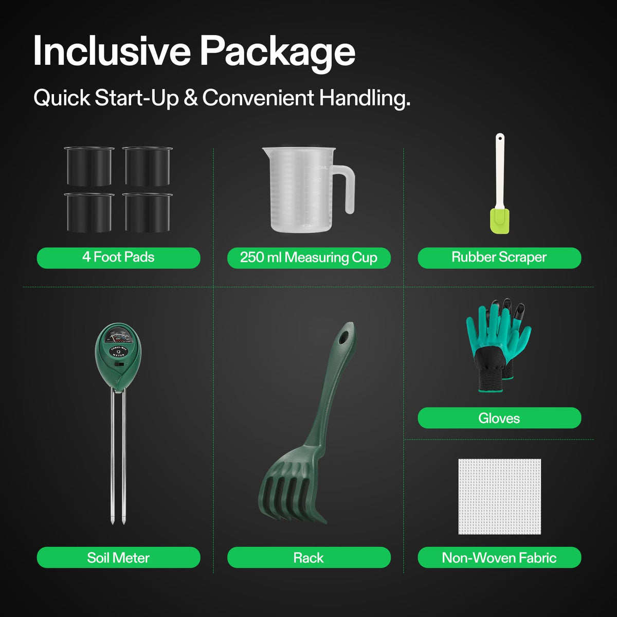 All in one package from VIVOSUN with essential accessories included