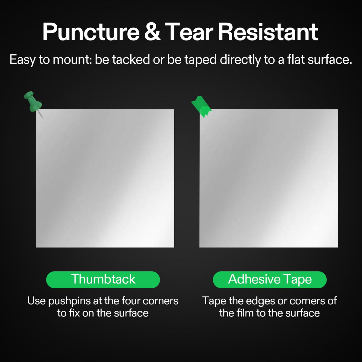 VIVOSUN aluminum paint coated Mylar film offers durable, high reflectivity for grow spaces.
