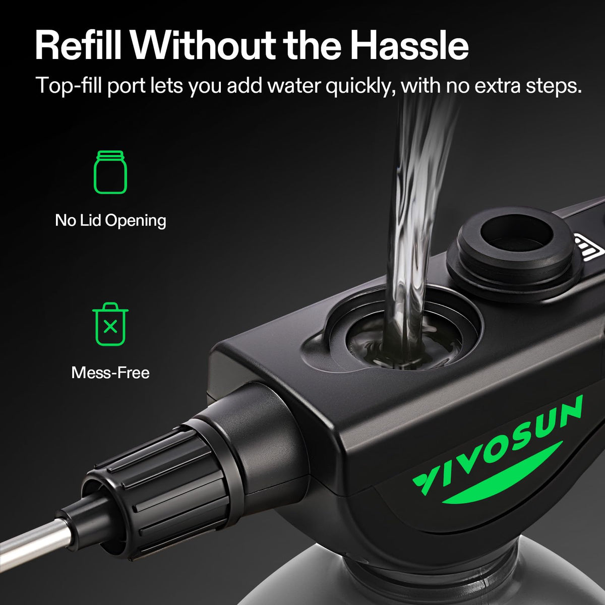 VIVOSUN sprayer adjustable nozzle for fine mist or steady stream