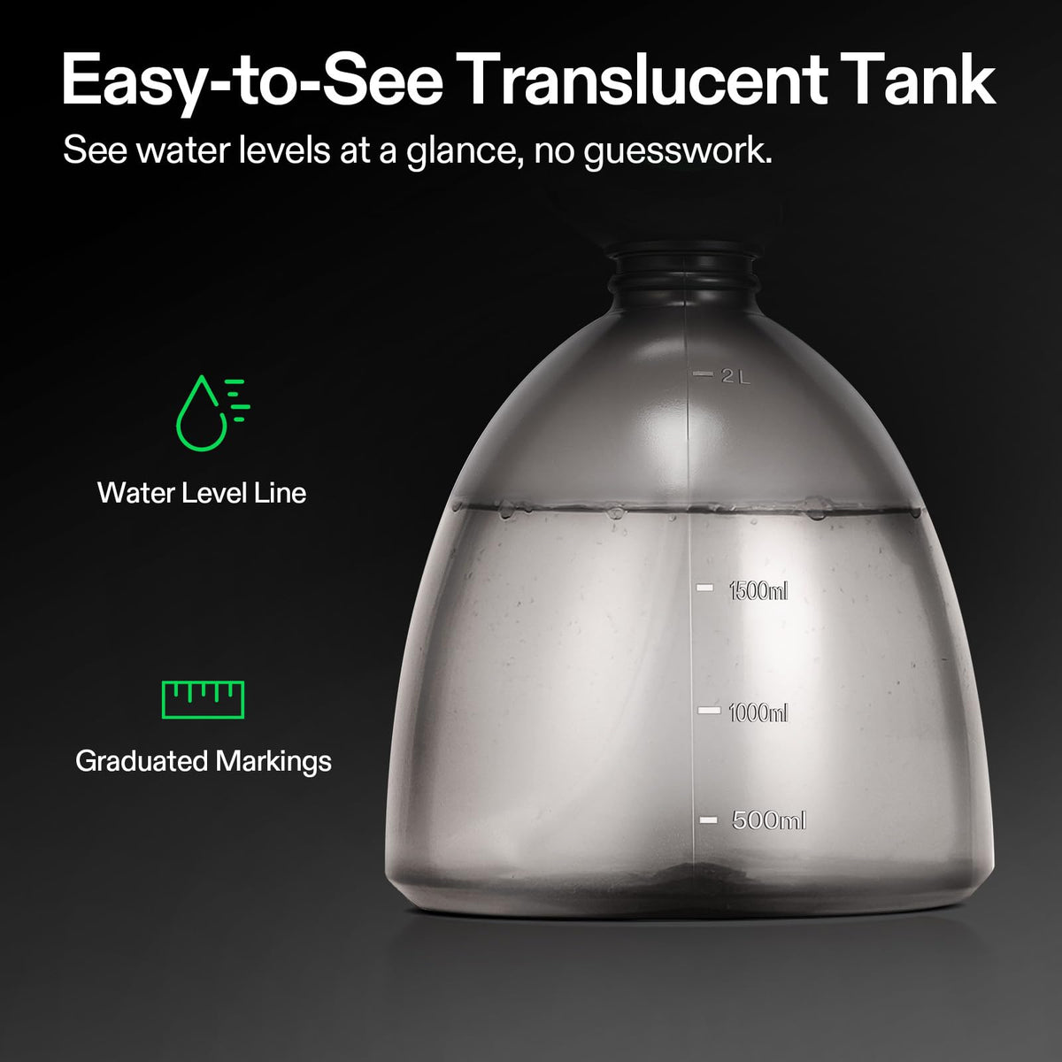VIVOSUN sprayer tank view showing translucent 2 L chamber