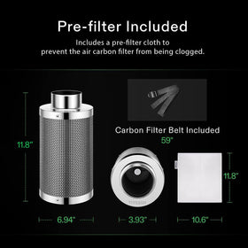 Belts included simplify grow tent installation and setup